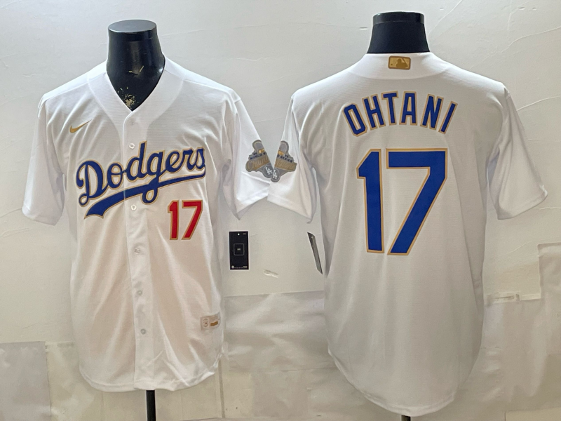 Men 2026 Los Angeles Dodgers #17 Ohtani White Game Nike MLB Jersey 0402002